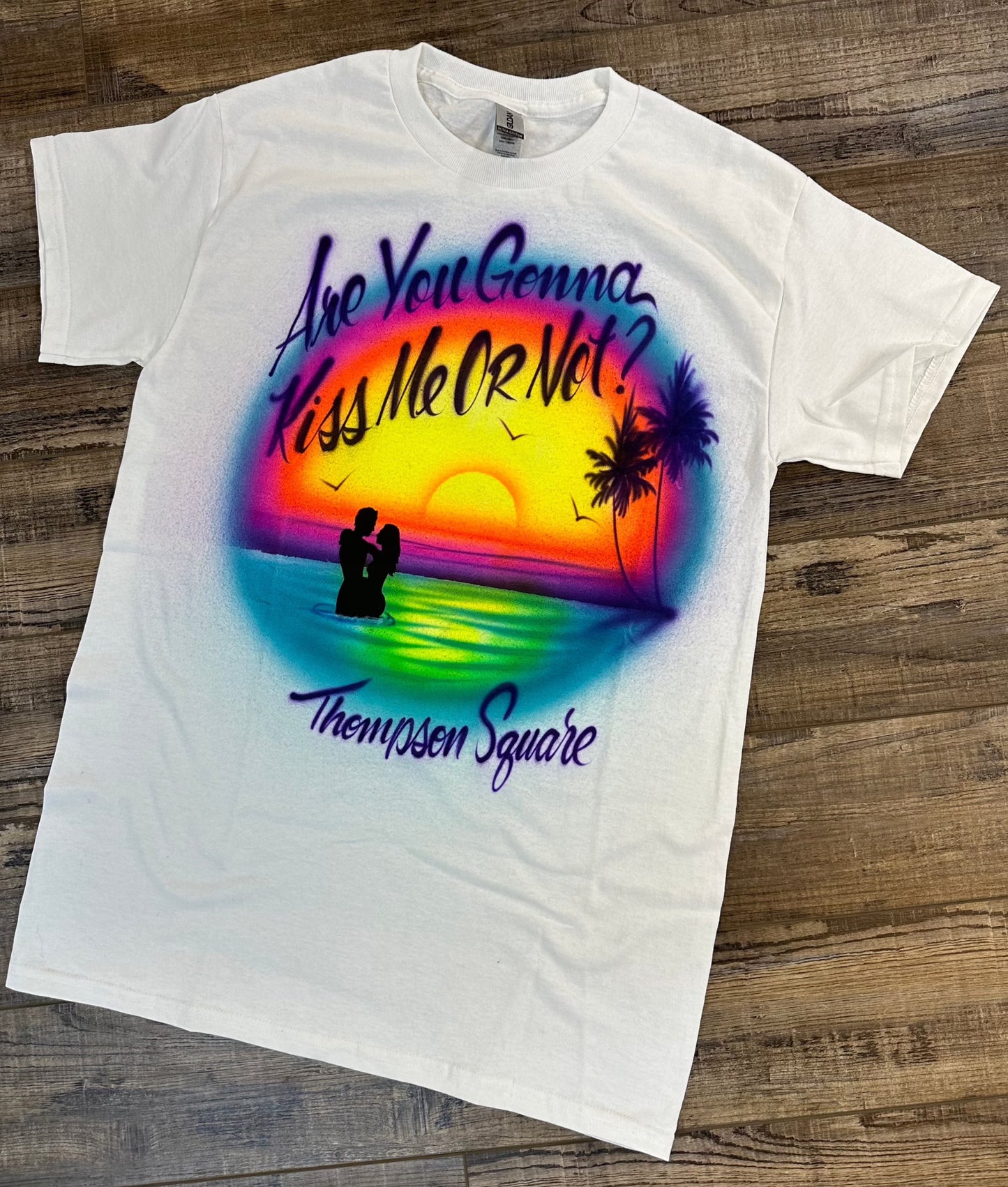 Airbrush Sunset Tee